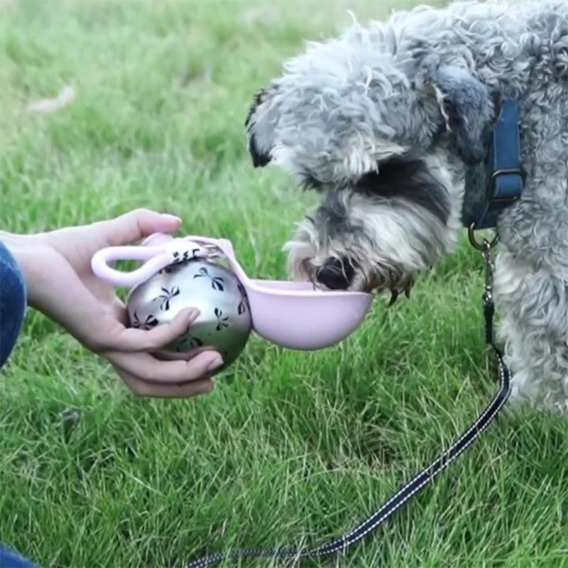 Botella de Agua Portátil de Acero💧🐶